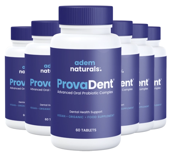 ProvaDent oral probiotic supplement bottles